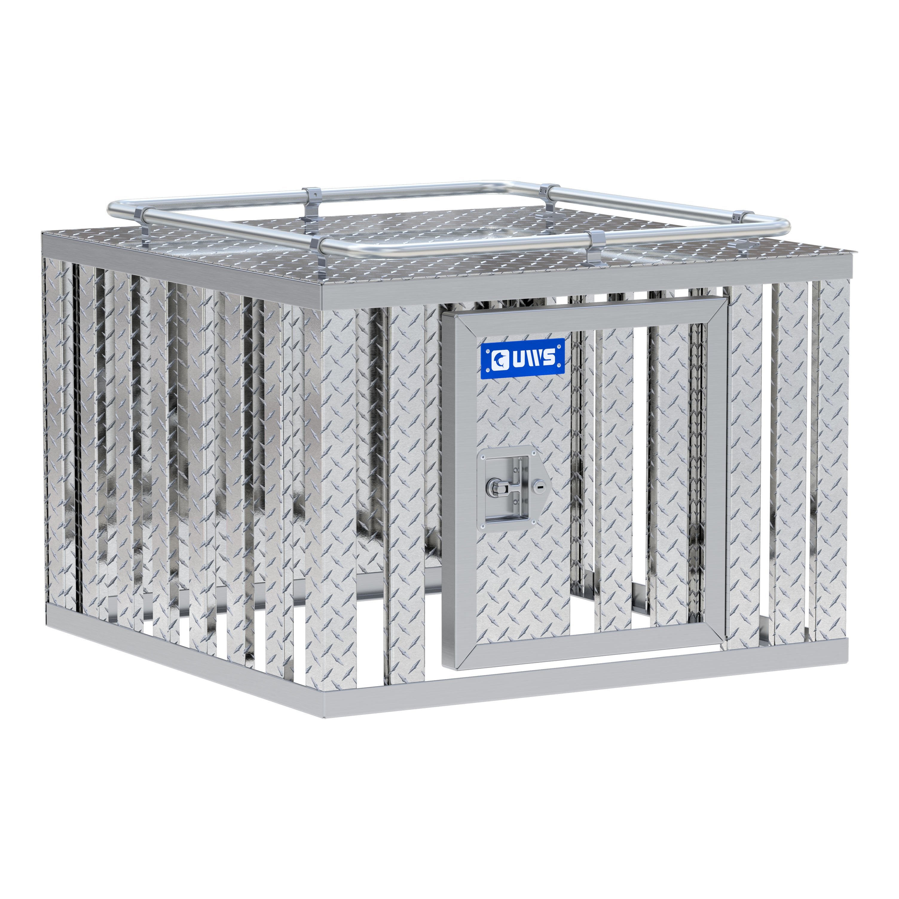 UWS DB-3636 Bright Aluminum 36" x 36" Single-Door Dog Box