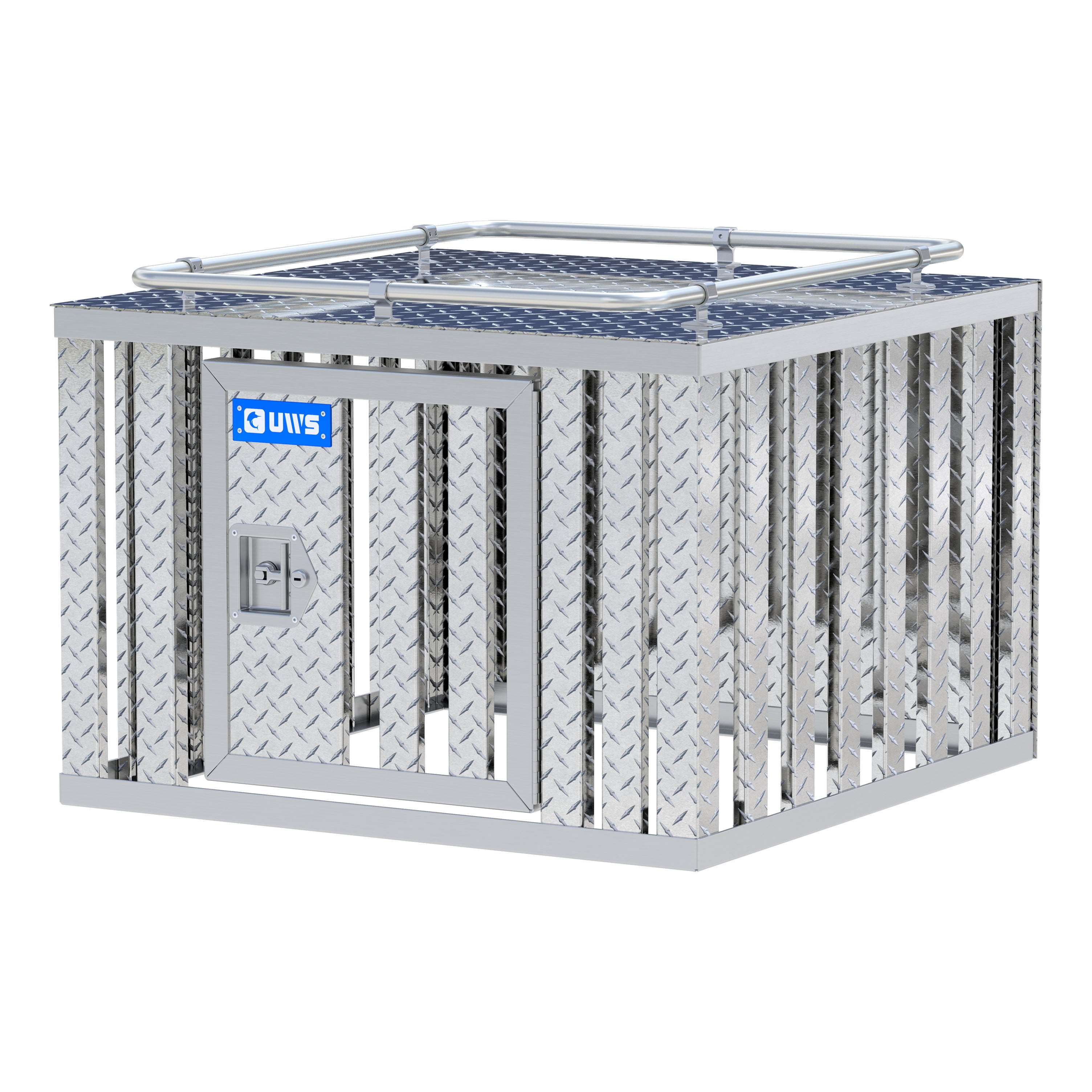UWS DB-3636 Bright Aluminum 36" x 36" Single-Door Dog Box