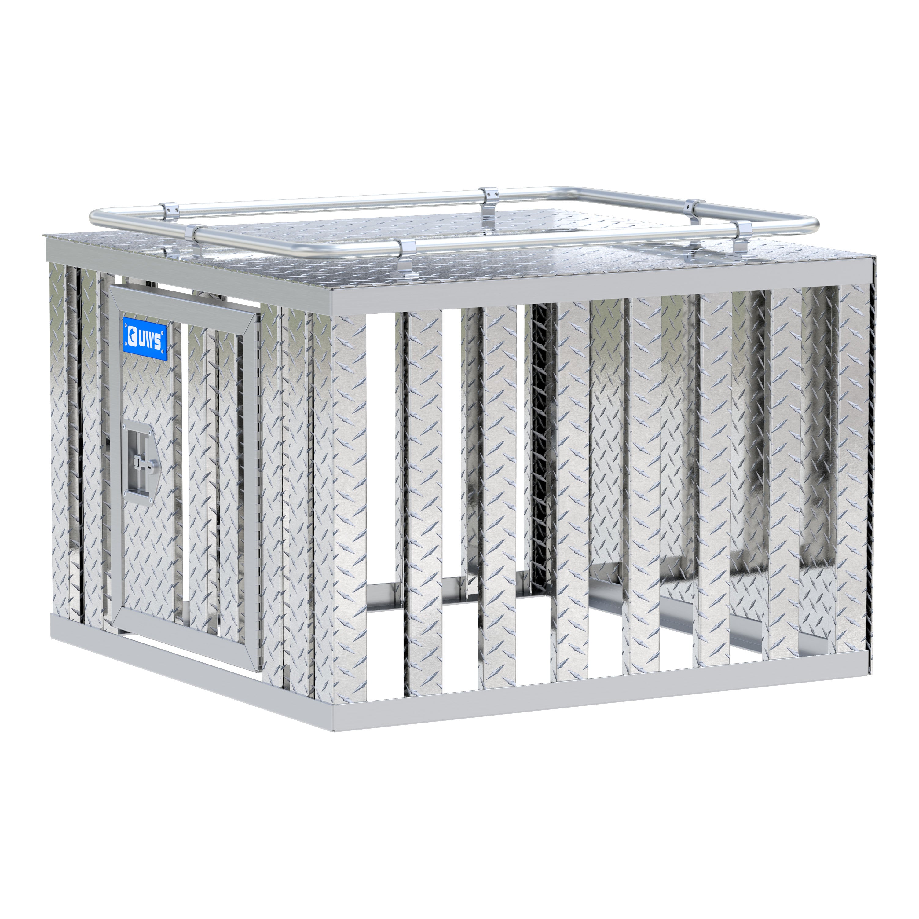 UWS DB-3636 Bright Aluminum 36" x 36" Single-Door Dog Box