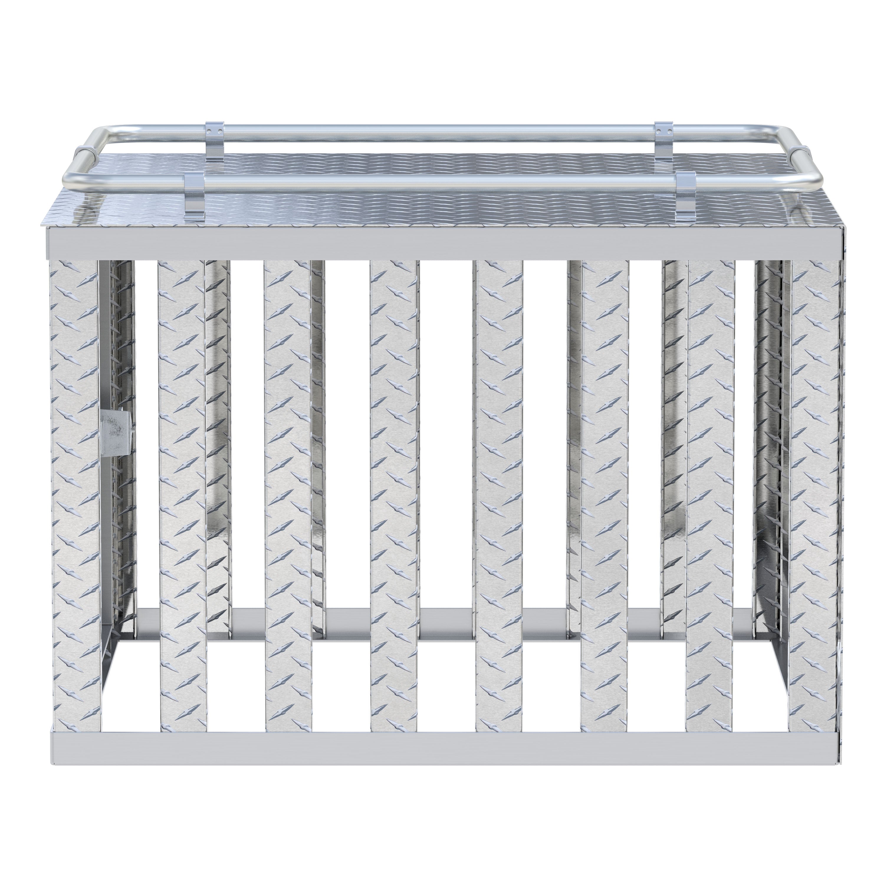 UWS DB-3636 Bright Aluminum 36" x 36" Single-Door Dog Box