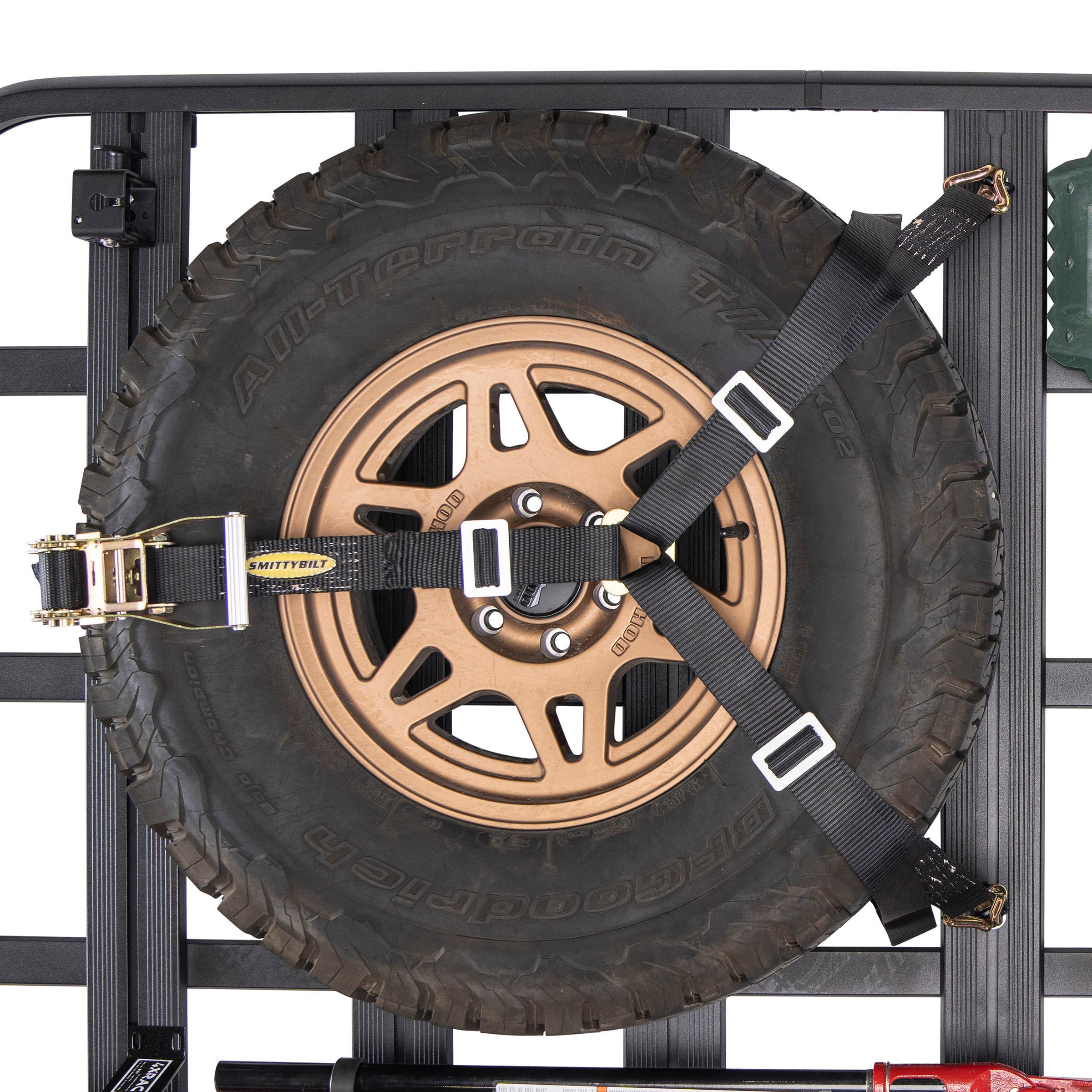 Defender Platform 3 Way Tire Strap Smittybilt