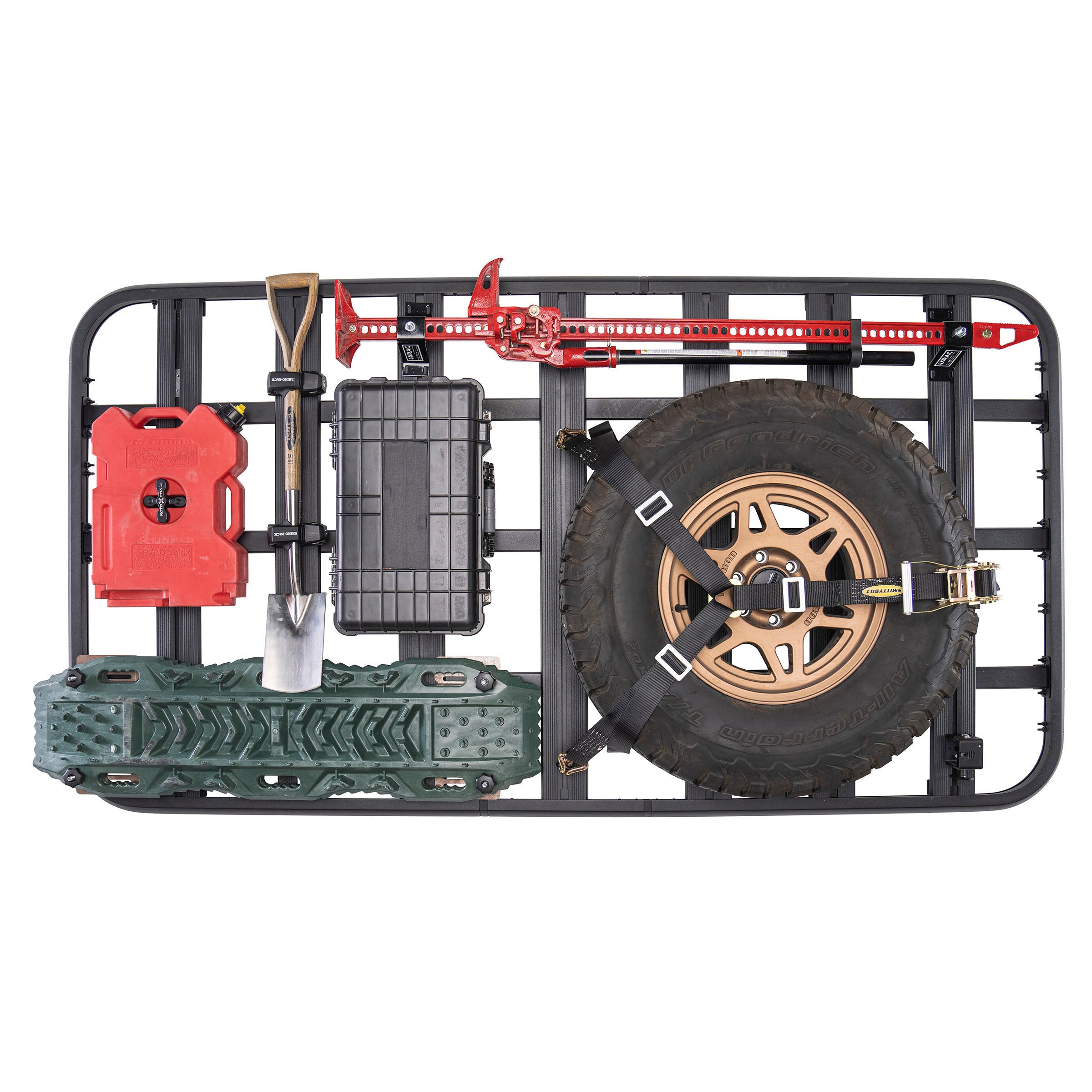 Defender Platform 3 Way Tire Strap Smittybilt