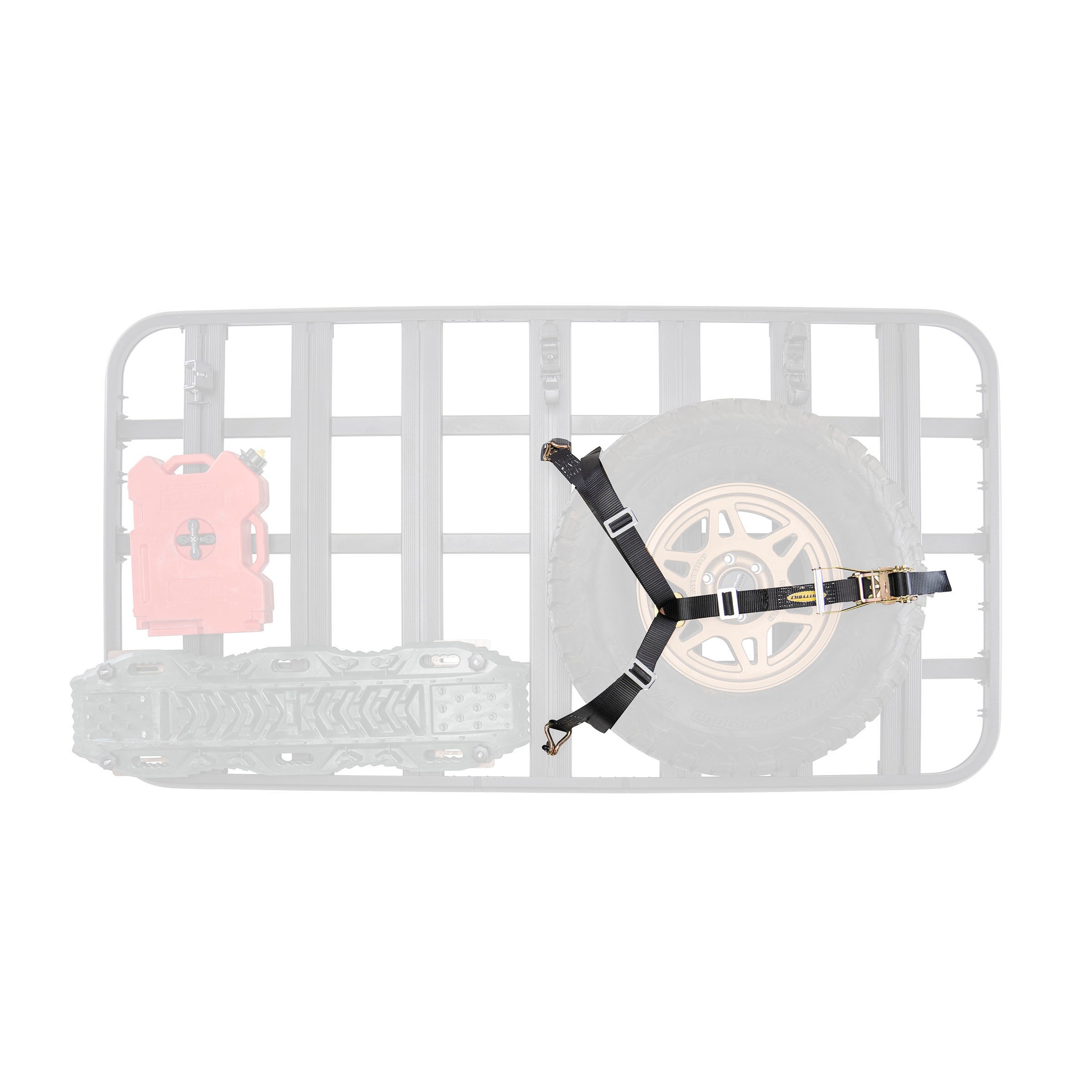Defender Platform 3 Way Tire Strap Smittybilt