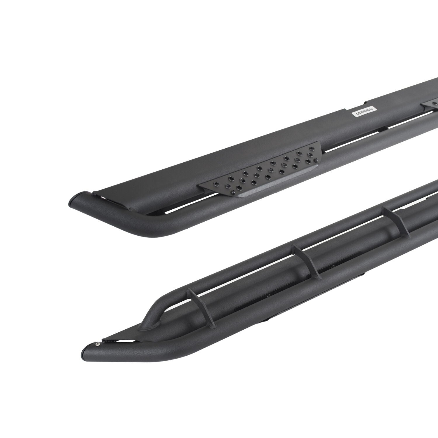 Dominator Xtreme DT Side Steps with Mounting Bracket Kit Textured Black 2019-2026 Sierra 1500 2020-2026 Sierra 2500/3500 HD Go Rhino