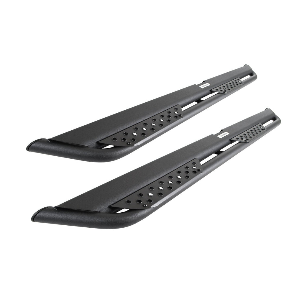 Dominator Xtreme DT Side Steps with Mounting Bracket Kit Textured Black 2021-2025 Ford Bronco 4 Door Go Rhino
