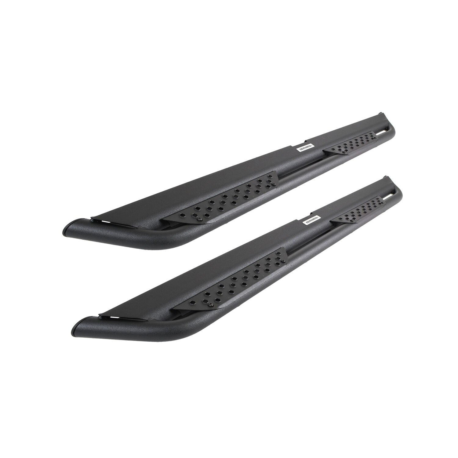 Dominator Xtreme DT Side Steps with Mounting Bracket Kit Textured Black 2006-2023 Toyota Tacoma Go Rhino