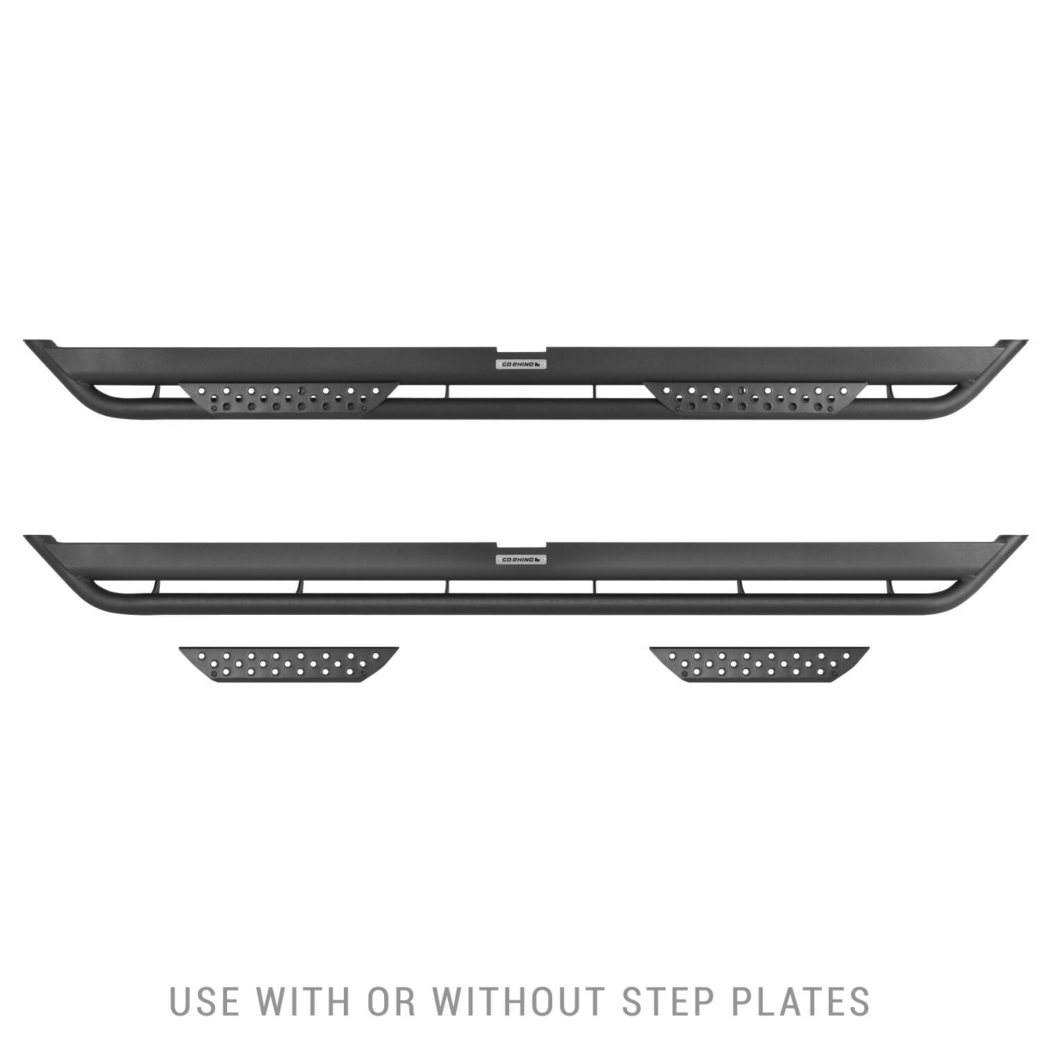 Dominator Xtreme DT Side Steps 80 Inch long Boards Only Textured Black 1999-2026 Ford F-250/F-350 2005-2026 Nissan Frontier 2005-2026 Toyota Tacoma 2007-2026 Silverado/Sierra 1500 Go Rhino