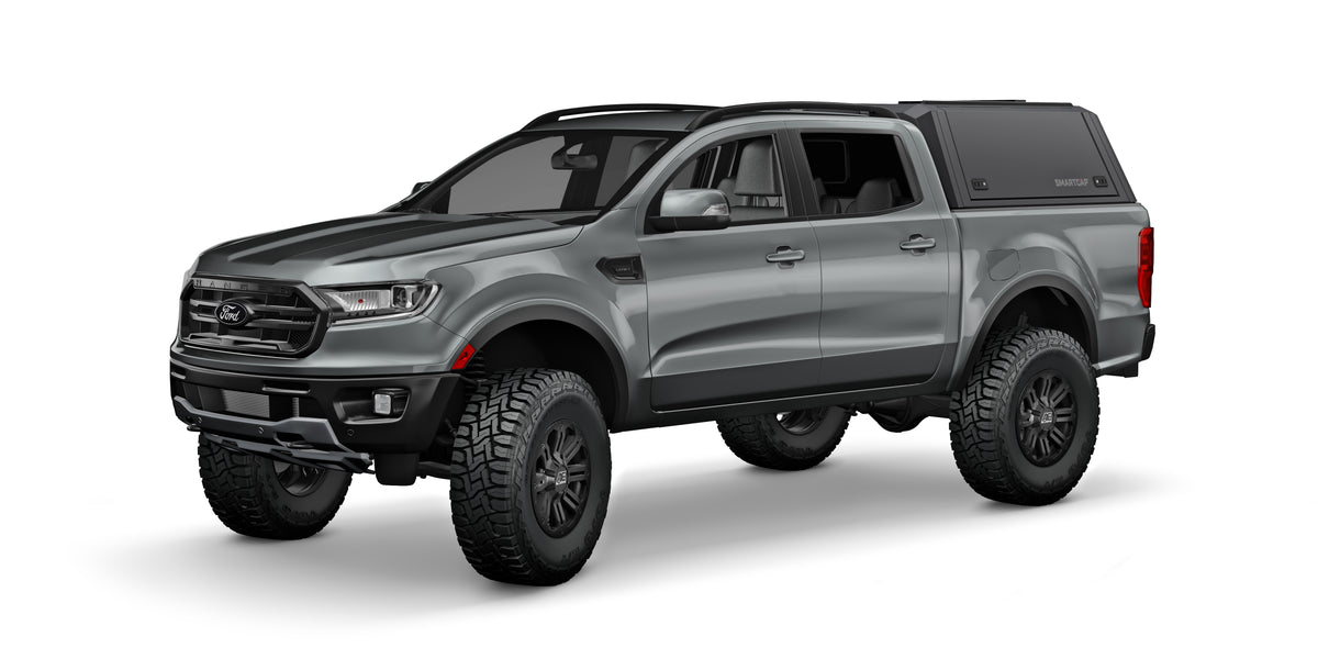 Ranger Truck Bed SmartCap Edge Adventure Matte Black 24-26 Ford Ranger 5 Foot Short Bed RSI SmartCap