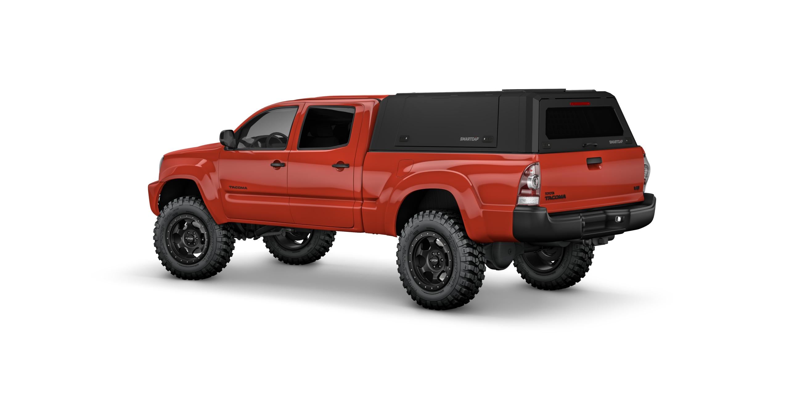 Tacoma Truck Bed Cap SmartCapEVOa Adventure Matte Black For 05-15 Toyota Tacoma 6 Foot Standard Bed RSI SmartCap