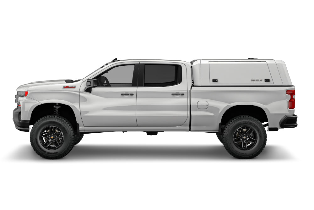 RAM 1500 Truck Bed Cap SmartCapEVOc Commercial OEM White For 19-26 RAM 1500 6.4 Foot Standard Bed SmartCap