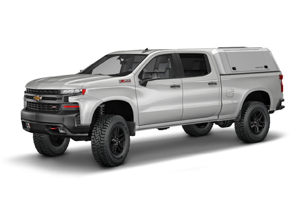 RAM 1500 Truck Bed Cap SmartCapEVOc Commercial OEM White For 19-26 RAM 1500 6.4 Foot Standard Bed SmartCap