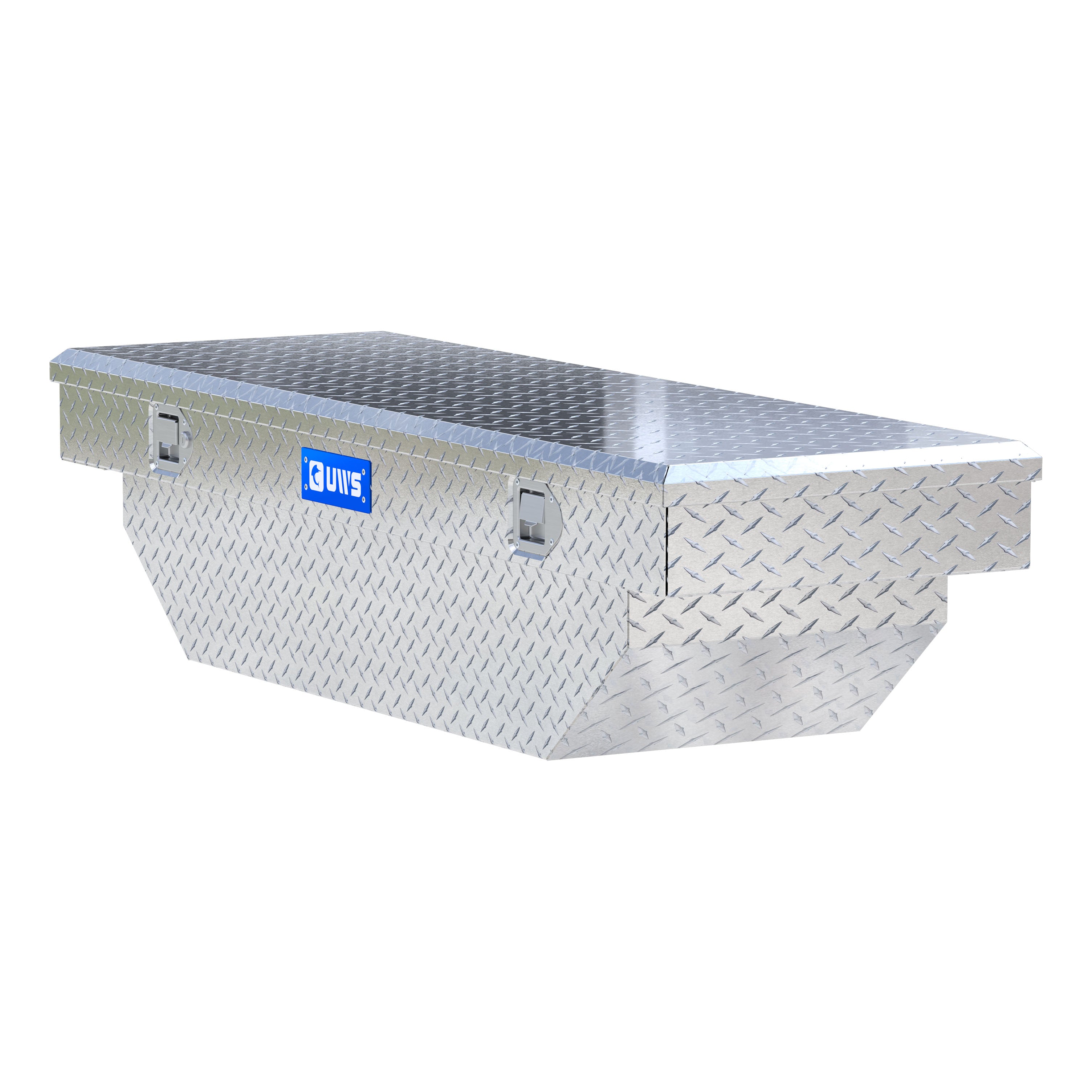 UWS EC10171 63-Inch Heavy-Wall Aluminum Angled Truck Tool Box, RigidCore Lid