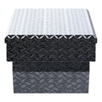UWS EC10182 60-Inch Gloss Black Heavy-Wall Aluminum Angled Truck Tool Box, RigidCore Lid