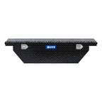 UWS EC10202 60-Inch Gloss Black Heavy-Wall Aluminum Angled Truck Tool Box with Low Profile, RigidCore Lid