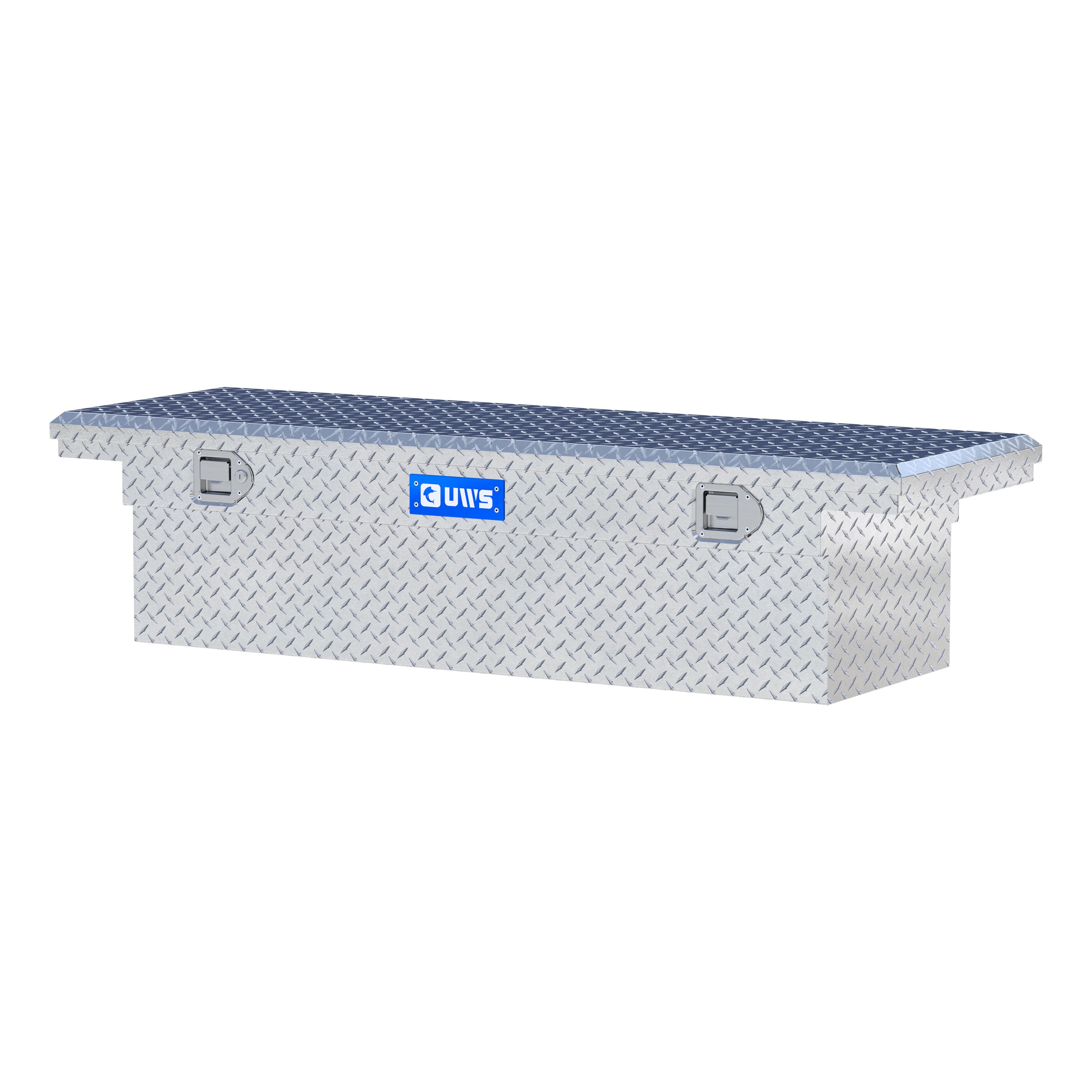 UWS EC10221 60-Inch Heavy-Wall Aluminum Truck Tool Box with Low Profile, RigidCore Lid