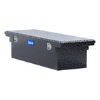 UWS EC10232 60-Inch Gloss Black Heavy-Wall Aluminum Truck Tool Box with Low Profile, RigidCore Lid