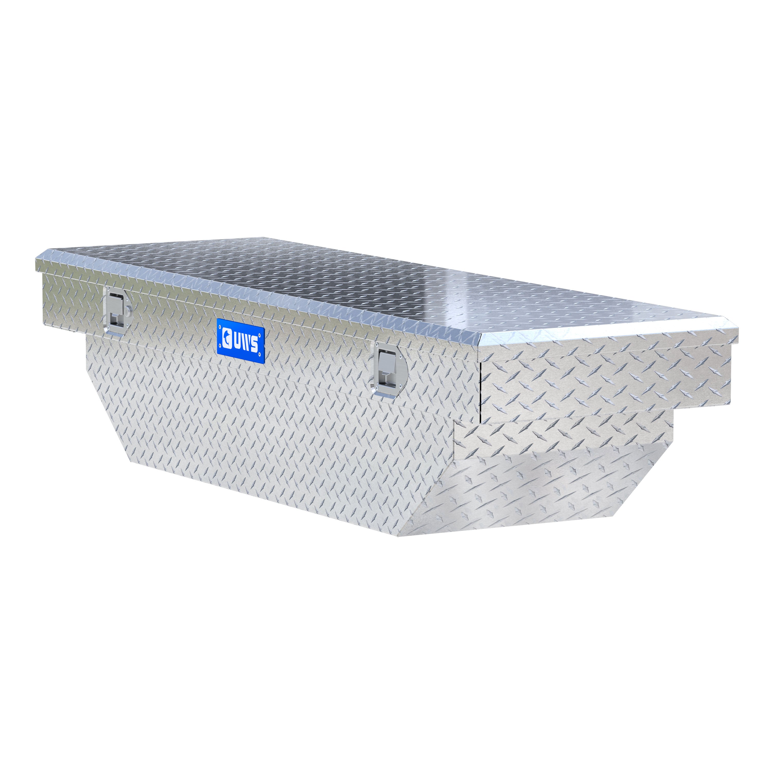 UWS EC10271 63-Inch Heavy-Wall Aluminum Angled Truck Tool Box, RigidCore Lid