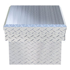 UWS EC10291 63-Inch Heavy-Wall Aluminum Angled Truck Tool Box with Low Profile, RigidCore Lid