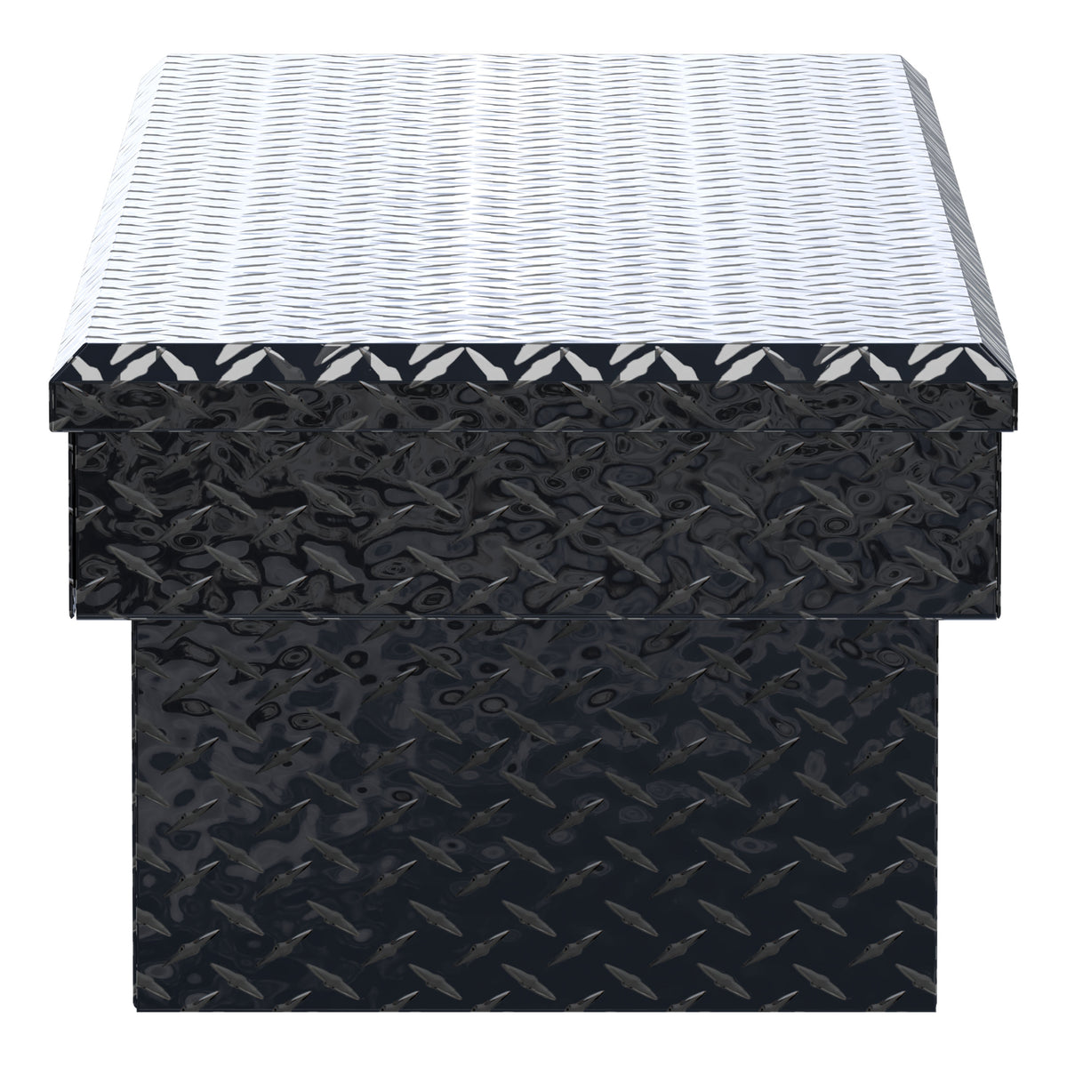UWS EC10322 63-Inch Gloss Black Heavy-Wall Aluminum Truck Tool Box, RigidCore Lid