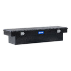 UWS EC10442 69-Inch Gloss Black Heavy-Wall Aluminum Truck Tool Box, RigidCore Lid