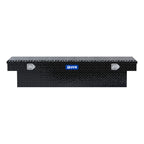 UWS EC10442 69-Inch Gloss Black Heavy-Wall Aluminum Truck Tool Box, RigidCore Lid