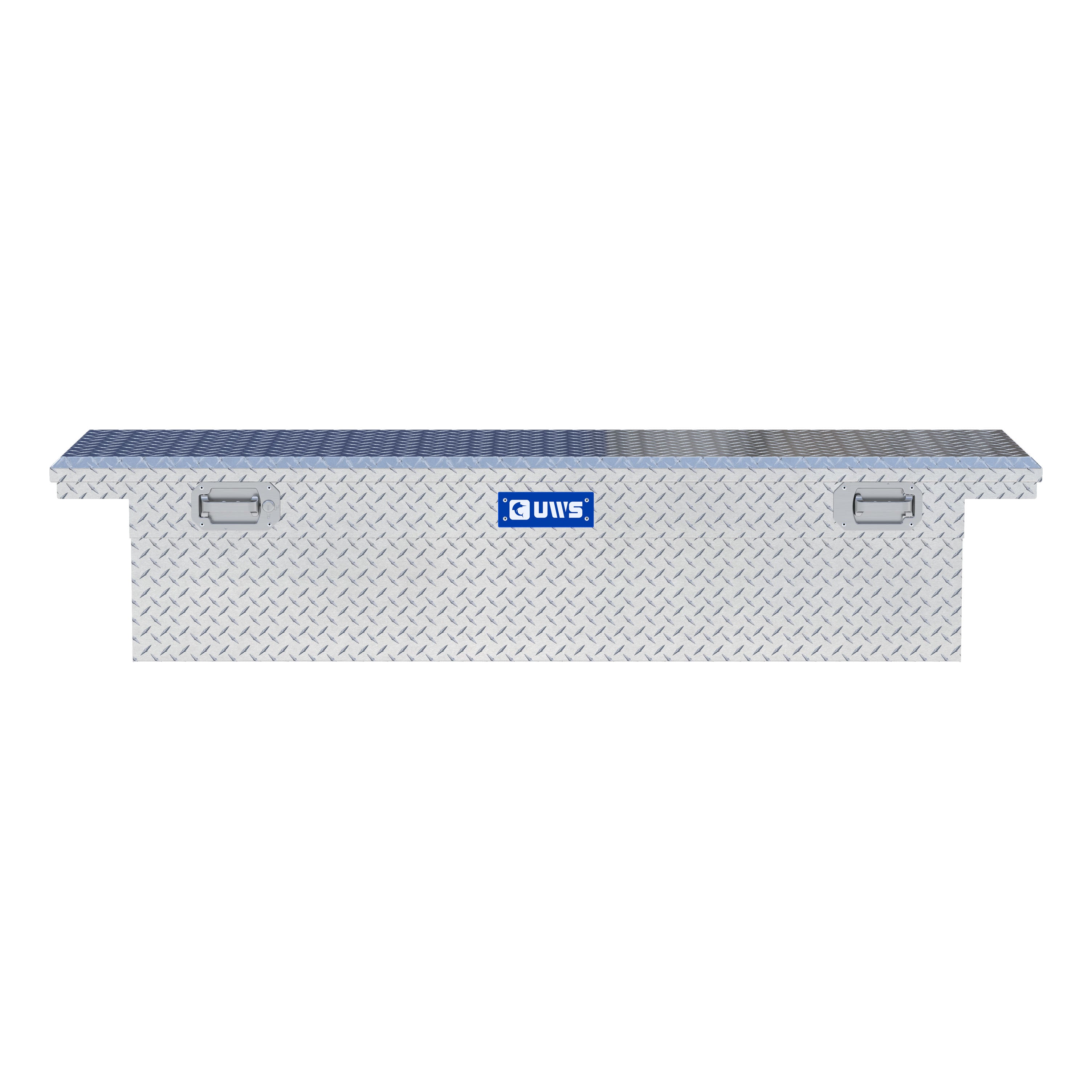 UWS EC10481 Pull Handle 69-Inch Heavy-Wall Aluminum Truck Tool Box with Low Profile, RigidCore Lid