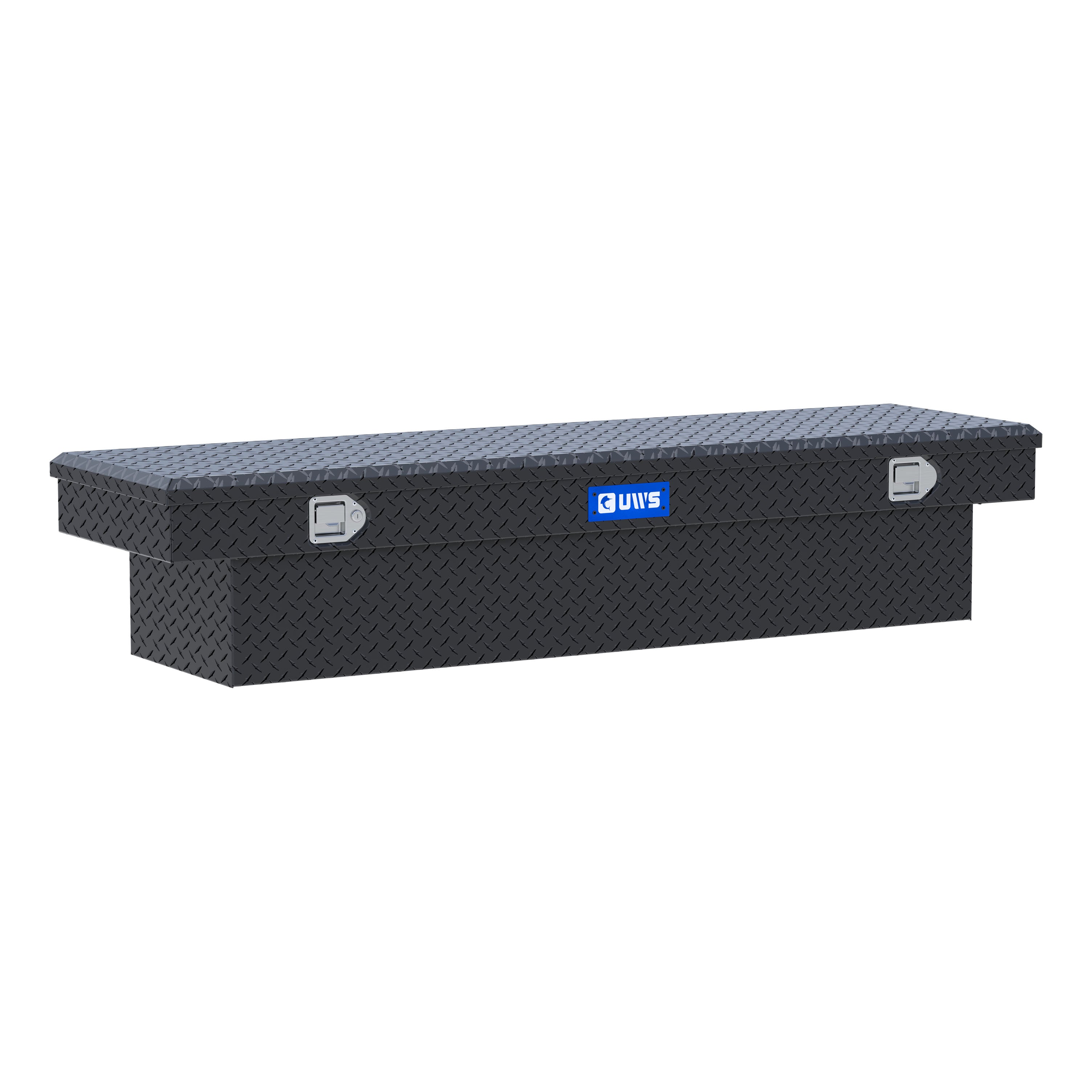 UWS EC10643 72-Inch Matte Black Heavy-Wall Aluminum Truck Tool Box, RigidCore Lid