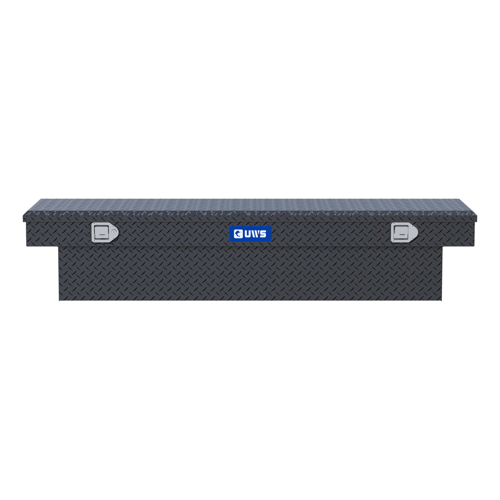 UWS EC10643 72-Inch Matte Black Heavy-Wall Aluminum Truck Tool Box, RigidCore Lid