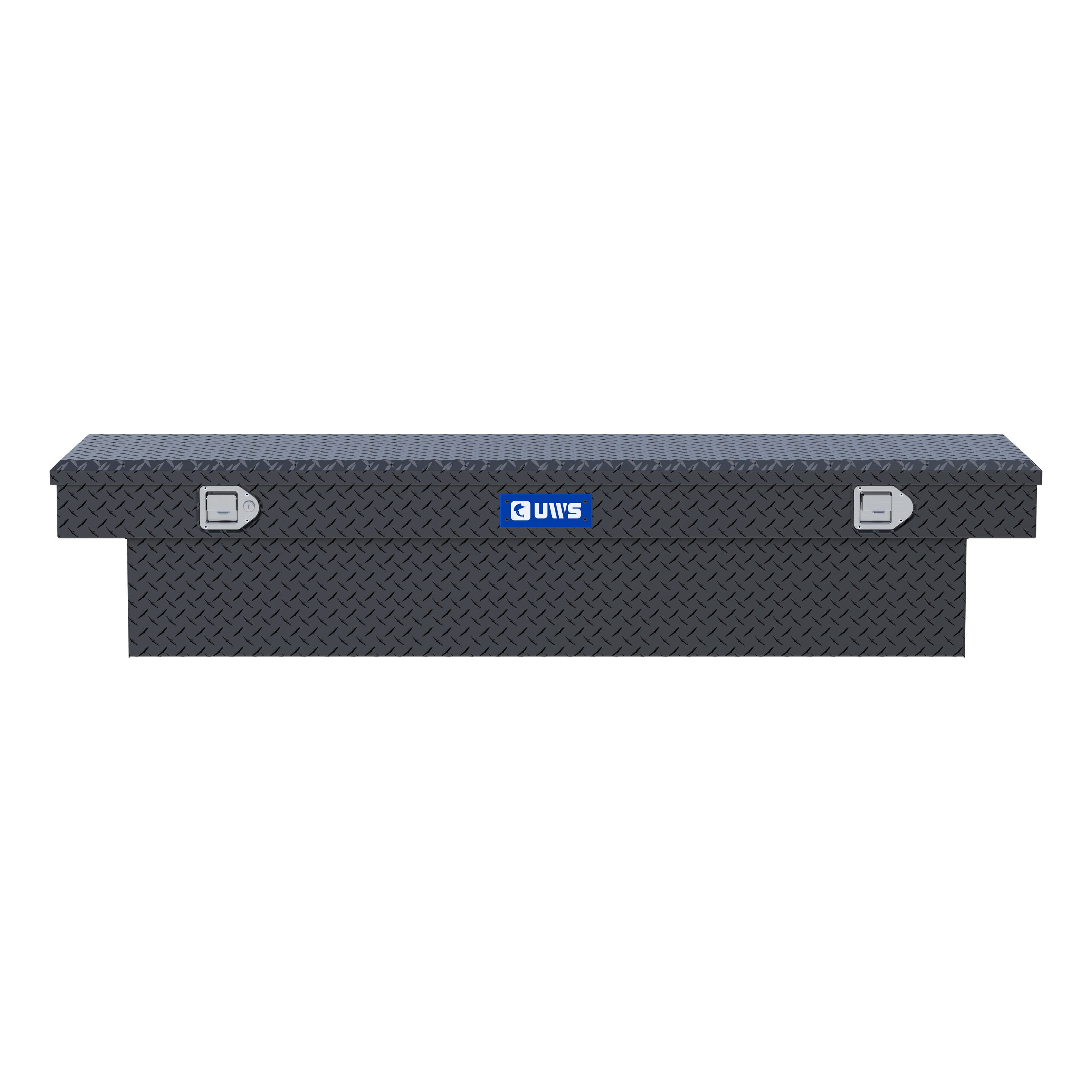 UWS EC10643 72-Inch Matte Black Heavy-Wall Aluminum Truck Tool Box, RigidCore Lid