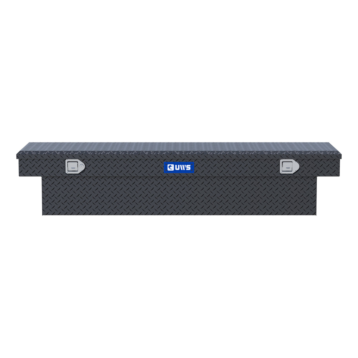 UWS EC10643 72-Inch Matte Black Heavy-Wall Aluminum Truck Tool Box, RigidCore Lid