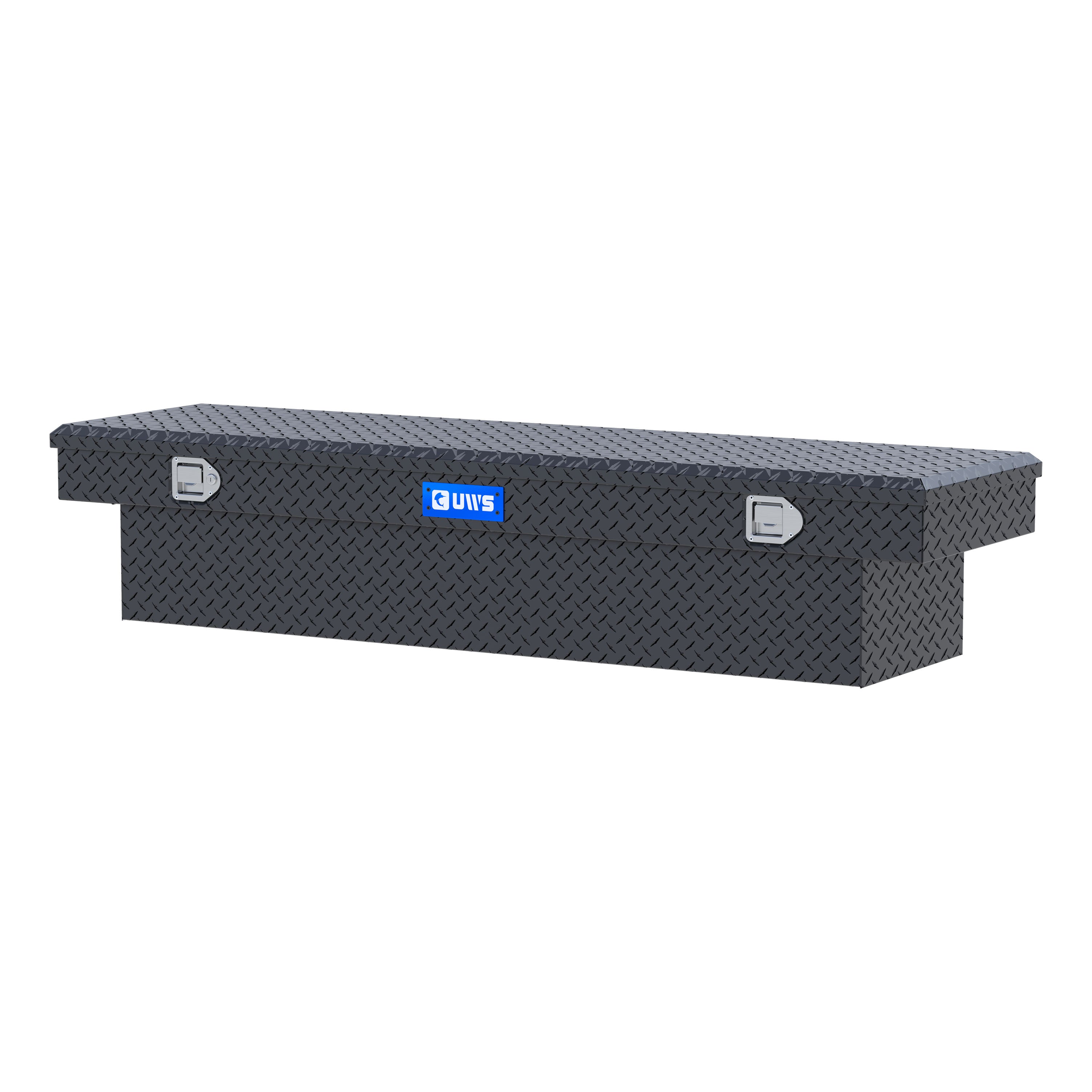 UWS EC10643 72-Inch Matte Black Heavy-Wall Aluminum Truck Tool Box, RigidCore Lid