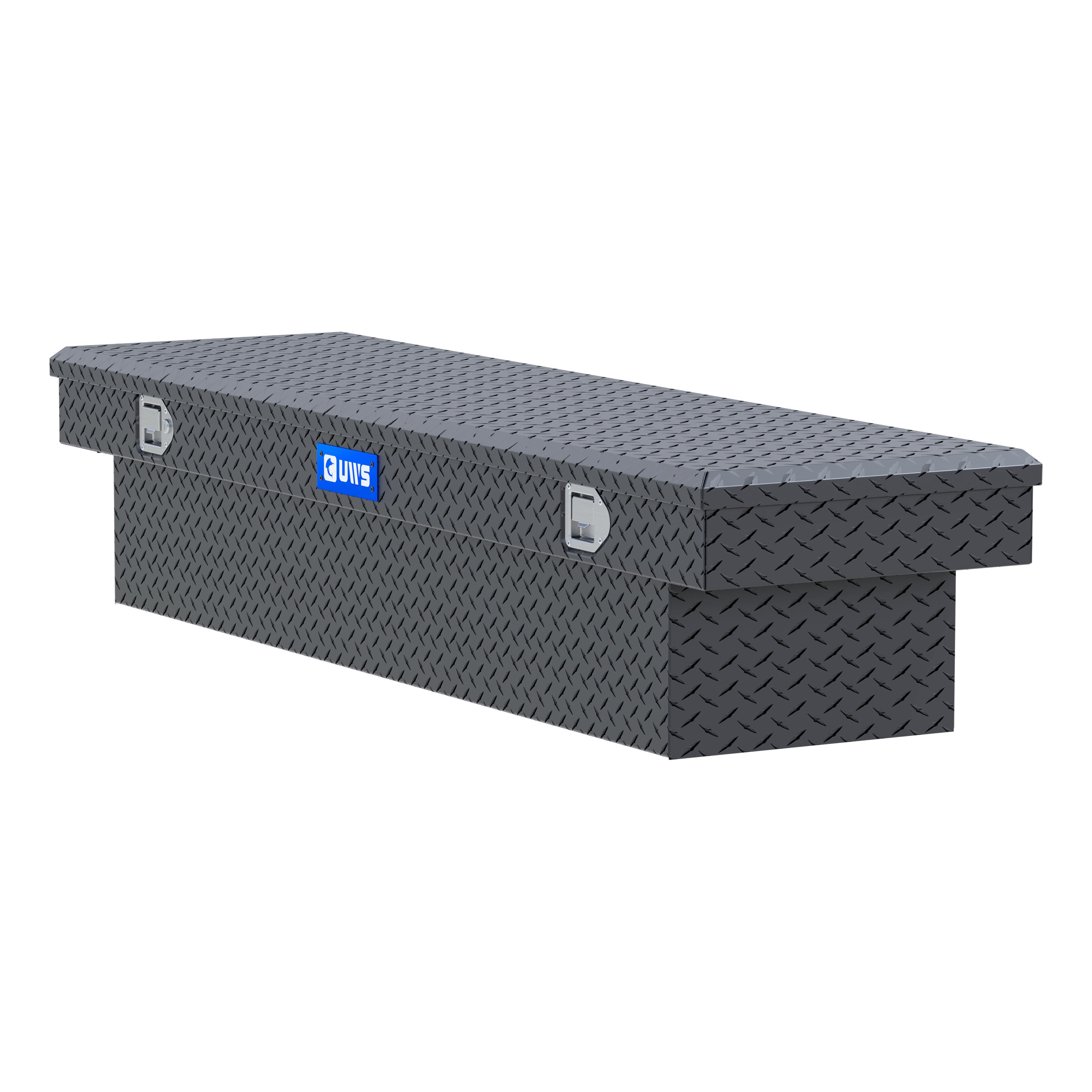 UWS EC10643 72-Inch Matte Black Heavy-Wall Aluminum Truck Tool Box, RigidCore Lid