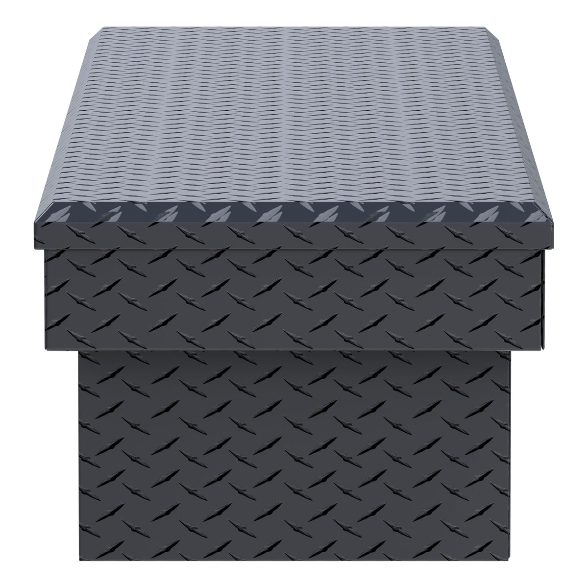 UWS EC10643 72-Inch Matte Black Heavy-Wall Aluminum Truck Tool Box, RigidCore Lid