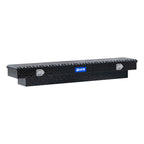 UWS EC10662 72-Inch Gloss Black Heavy-Wall Aluminum Slim Truck Tool Box, RigidCore Lid