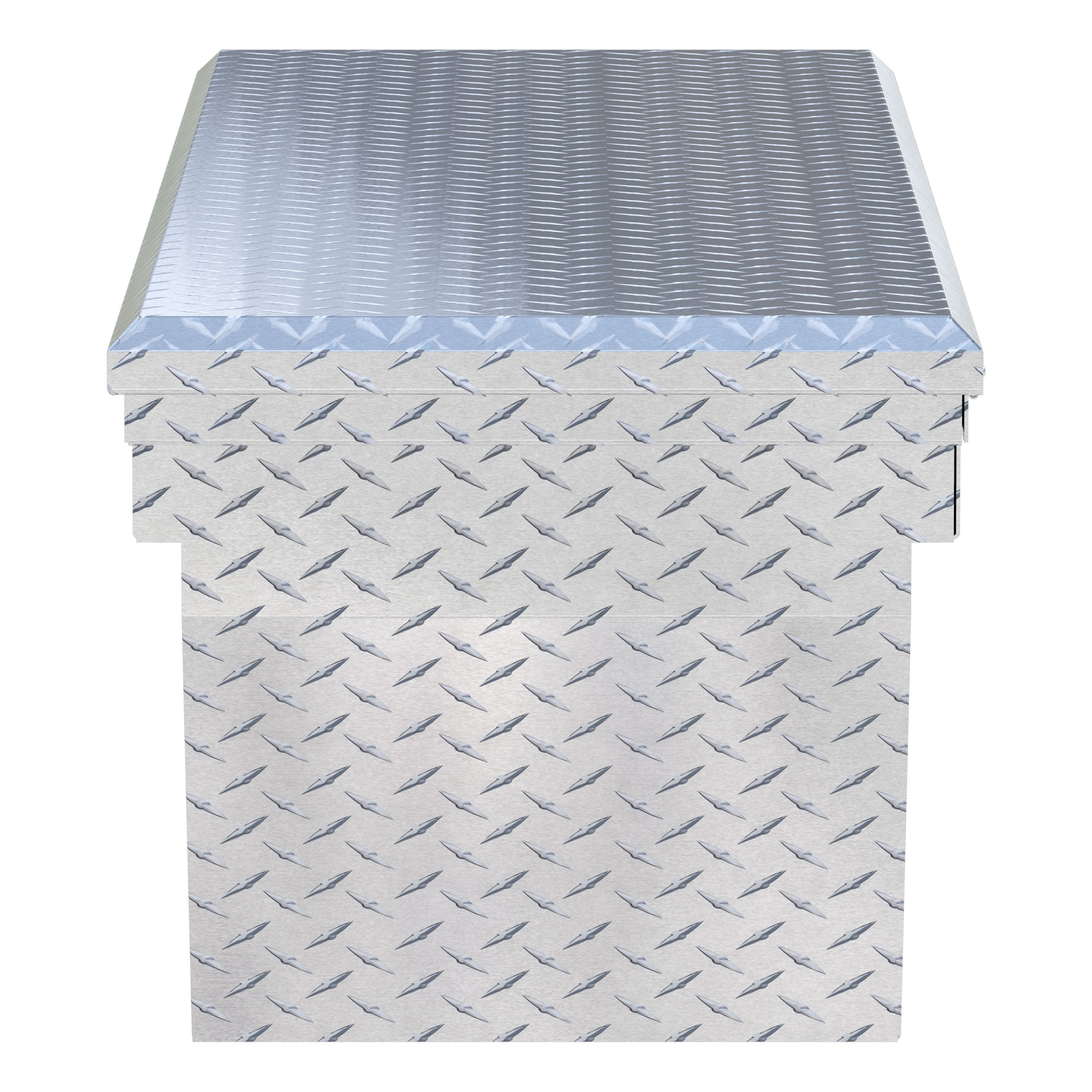 UWS EC10761 69-Inch Heavy-Wall Aluminum Deep Angled Truck Tool Box with Low Profile, RigidCore Lid