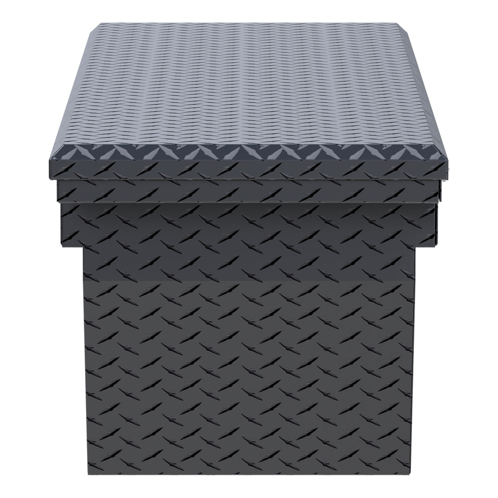 UWS EC10783 69-Inch Matte Black Heavy-Wall Aluminum Deep Angled Truck Tool Box with Low Profile, RigidCore Lid