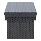 UWS EC10783 69-Inch Matte Black Heavy-Wall Aluminum Deep Angled Truck Tool Box with Low Profile, RigidCore Lid