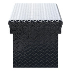 UWS EC10802 69-Inch Gloss Black Heavy-Wall Aluminum Deep Truck Tool Box with Low Profile, RigidCore Lid