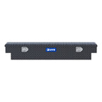 UWS EC10893-PR 59-Inch Matte Black Heavy-Wall Aluminum UTV Tool Box for Select Polaris Ranger, RigidCore Lid