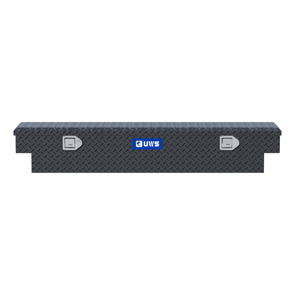 UWS EC10893-YV 59-Inch Matte Black Heavy-Wall Aluminum UTV Tool Box for Select Yamaha Viking, RigidCore Lid