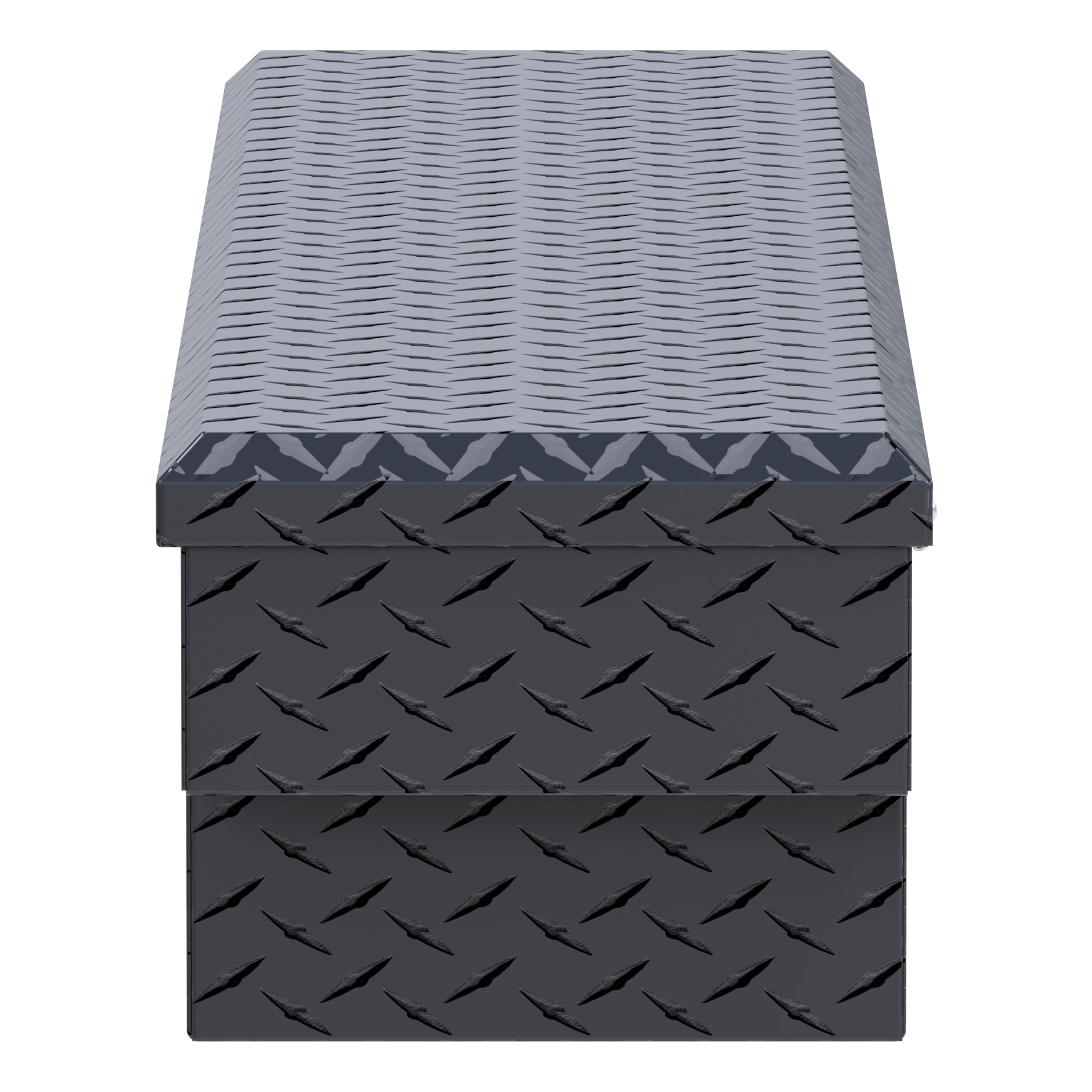 UWS EC10893-YV 59-Inch Matte Black Heavy-Wall Aluminum UTV Tool Box for Select Yamaha Viking, RigidCore Lid