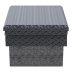 UWS EC11023 Secure Lock 63-Inch Matte Black Angled Heavy-Wall Aluminum Truck Tool Box with Low Profile, RigidCore Lid