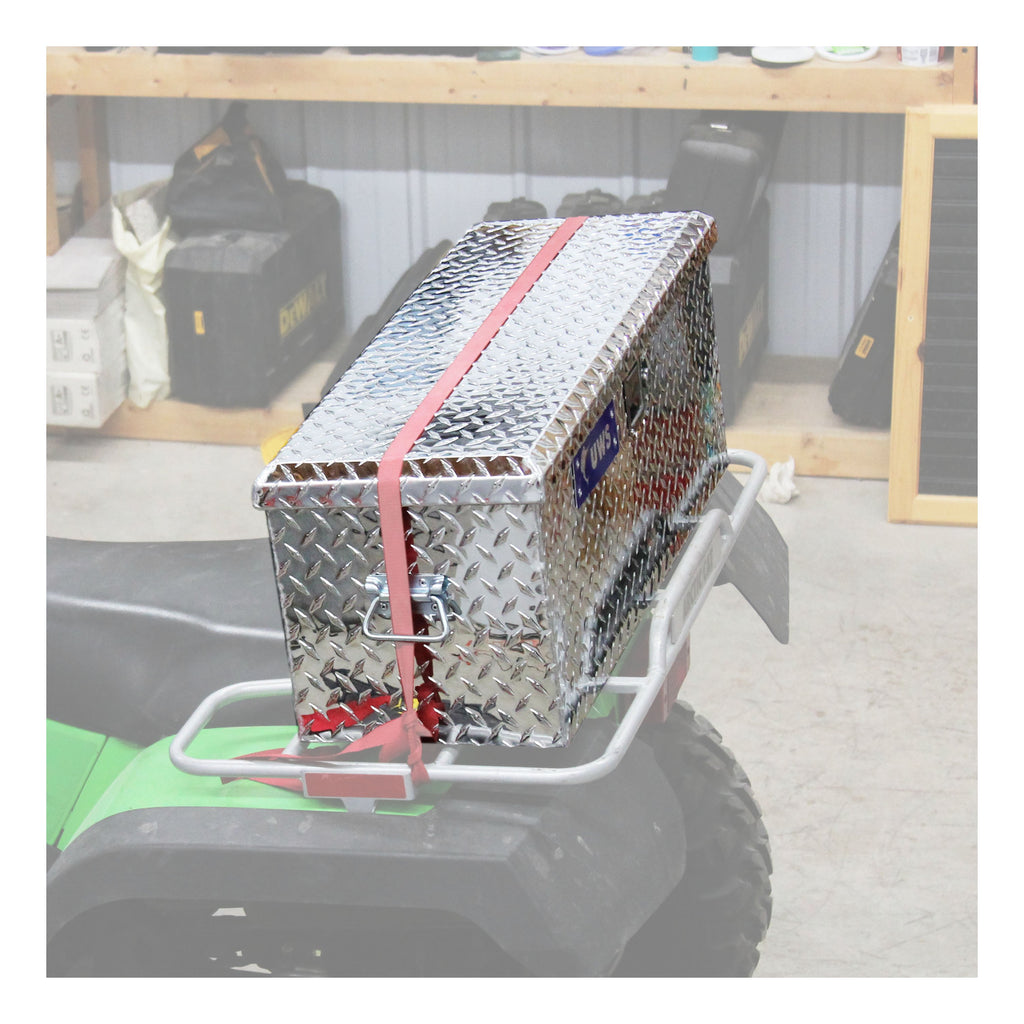 UWS EC20001 32-Inch Heavy-Wall Aluminum ATV Storage Box, RigidCore Lid