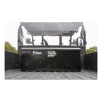 UWS EC20012 32-Inch Gloss Black Heavy-Wall Aluminum ATV Storage Box, RigidCore Lid