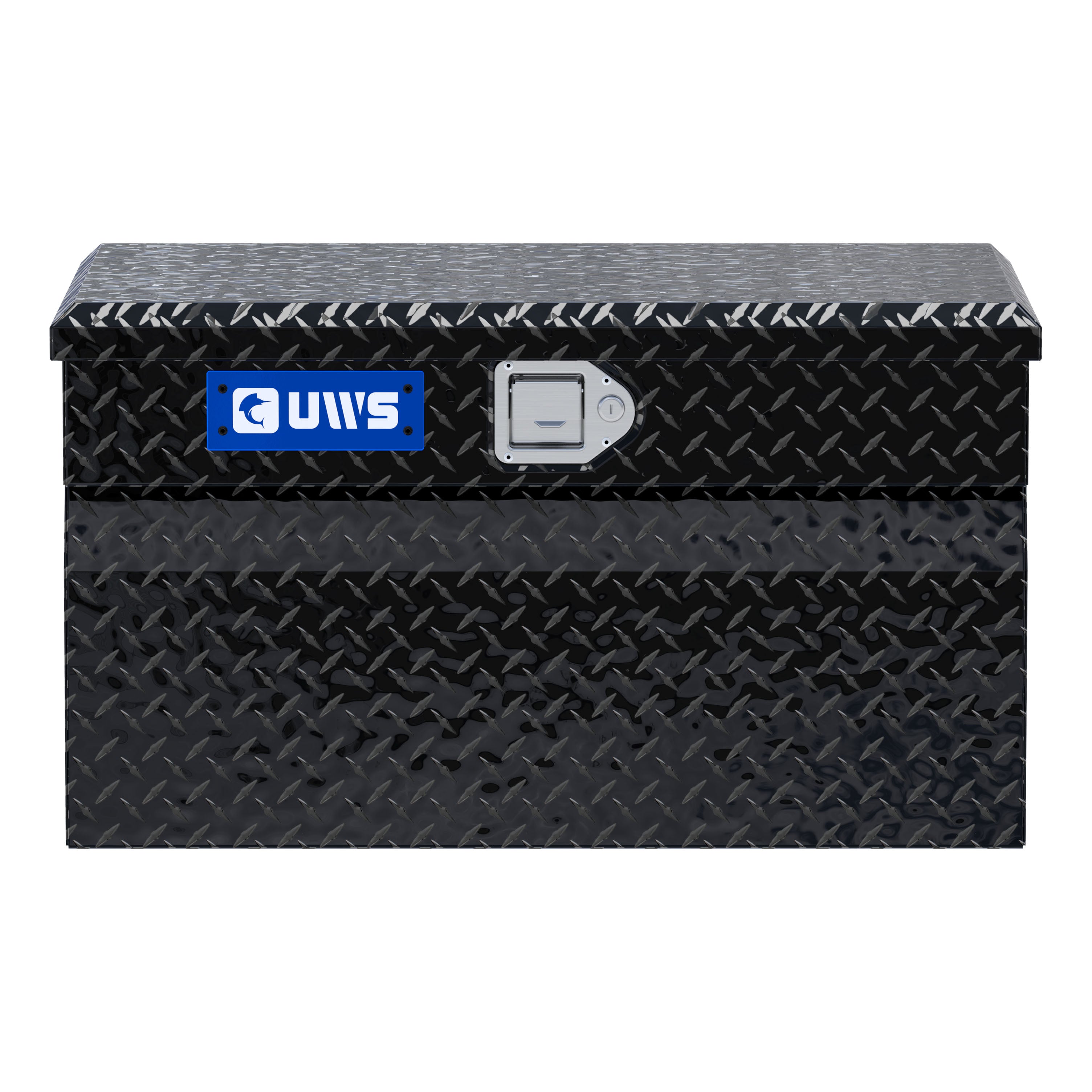 UWS EC20132 30-Inch Gloss Black Heavy-Wall Aluminum Truck Storage Box, RigidCore Lid