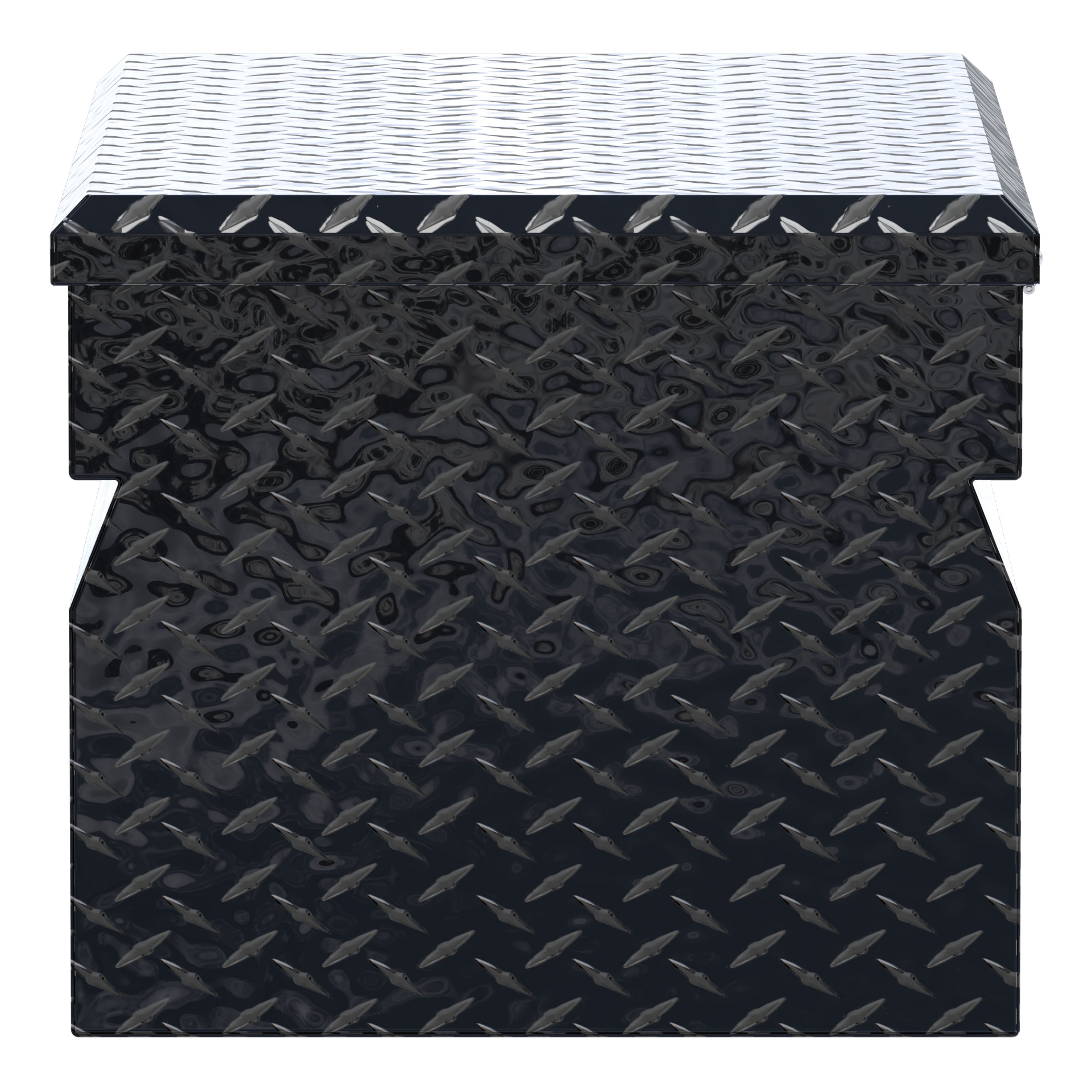 UWS EC20132 30-Inch Gloss Black Heavy-Wall Aluminum Truck Storage Box, RigidCore Lid