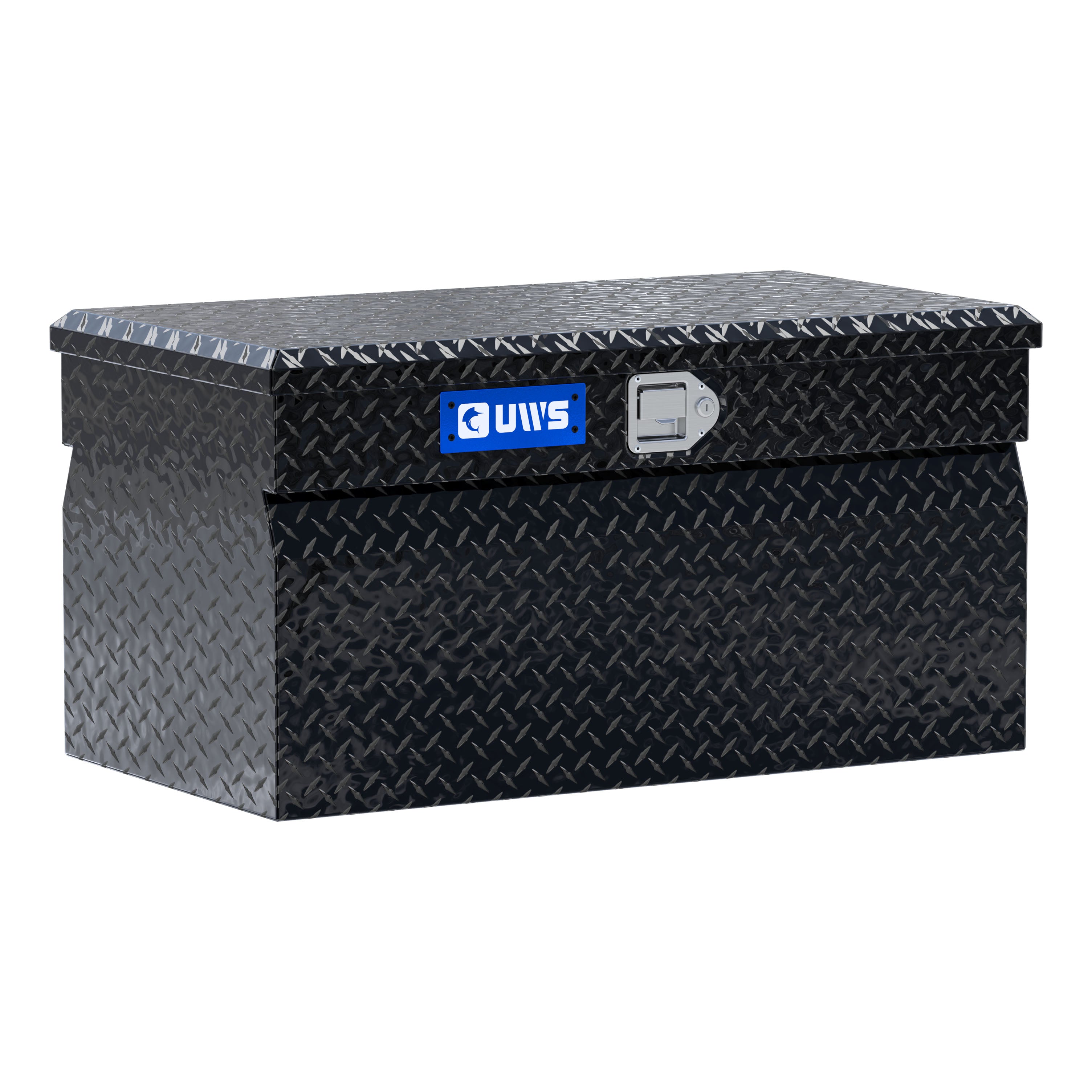 UWS EC20152 36-Inch Gloss Black Heavy-Wall Aluminum Truck Storage Box, RigidCore Lid