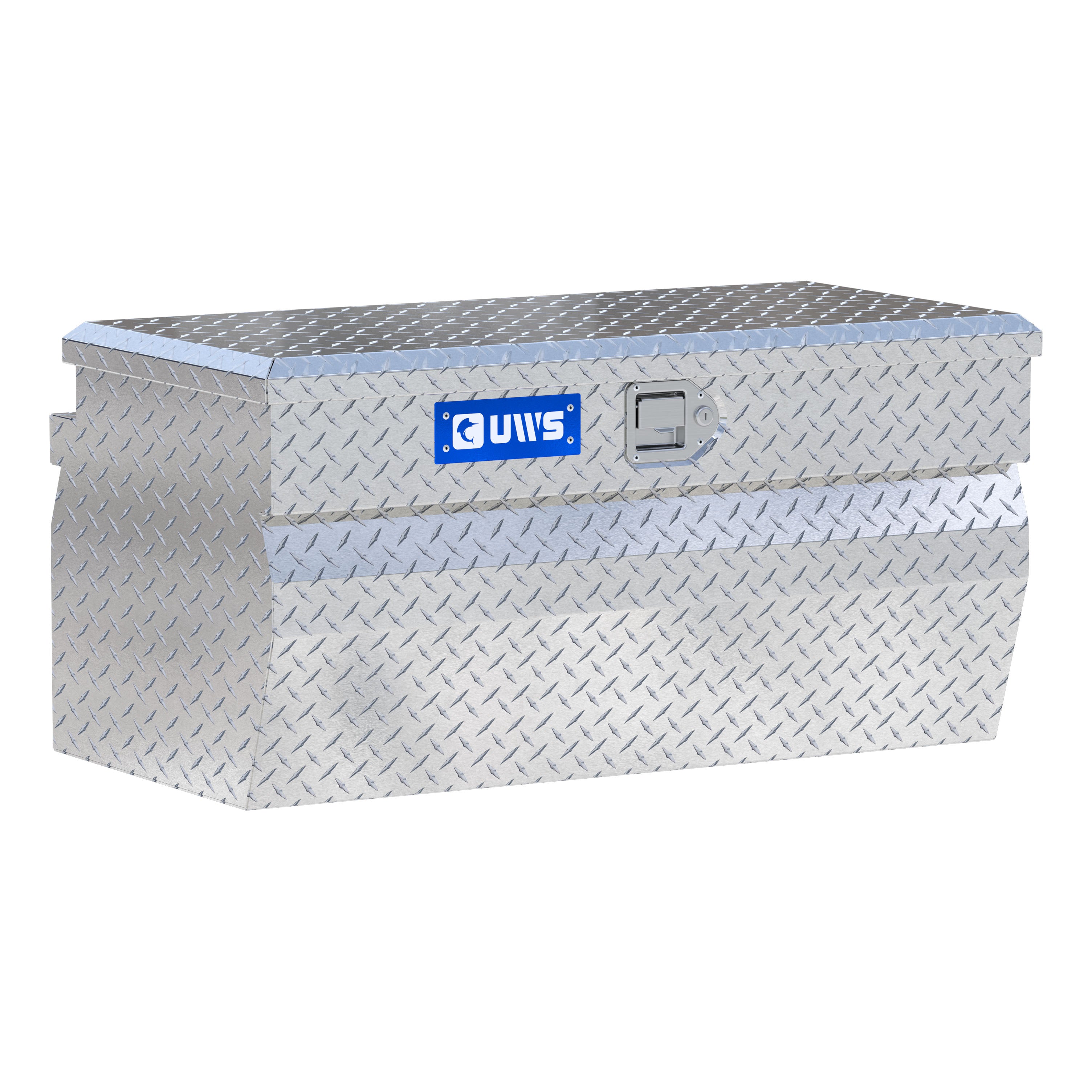UWS EC20161 36-Inch Heavy-Wall Aluminum Wedge Truck Storage Box, RigidCore Lid