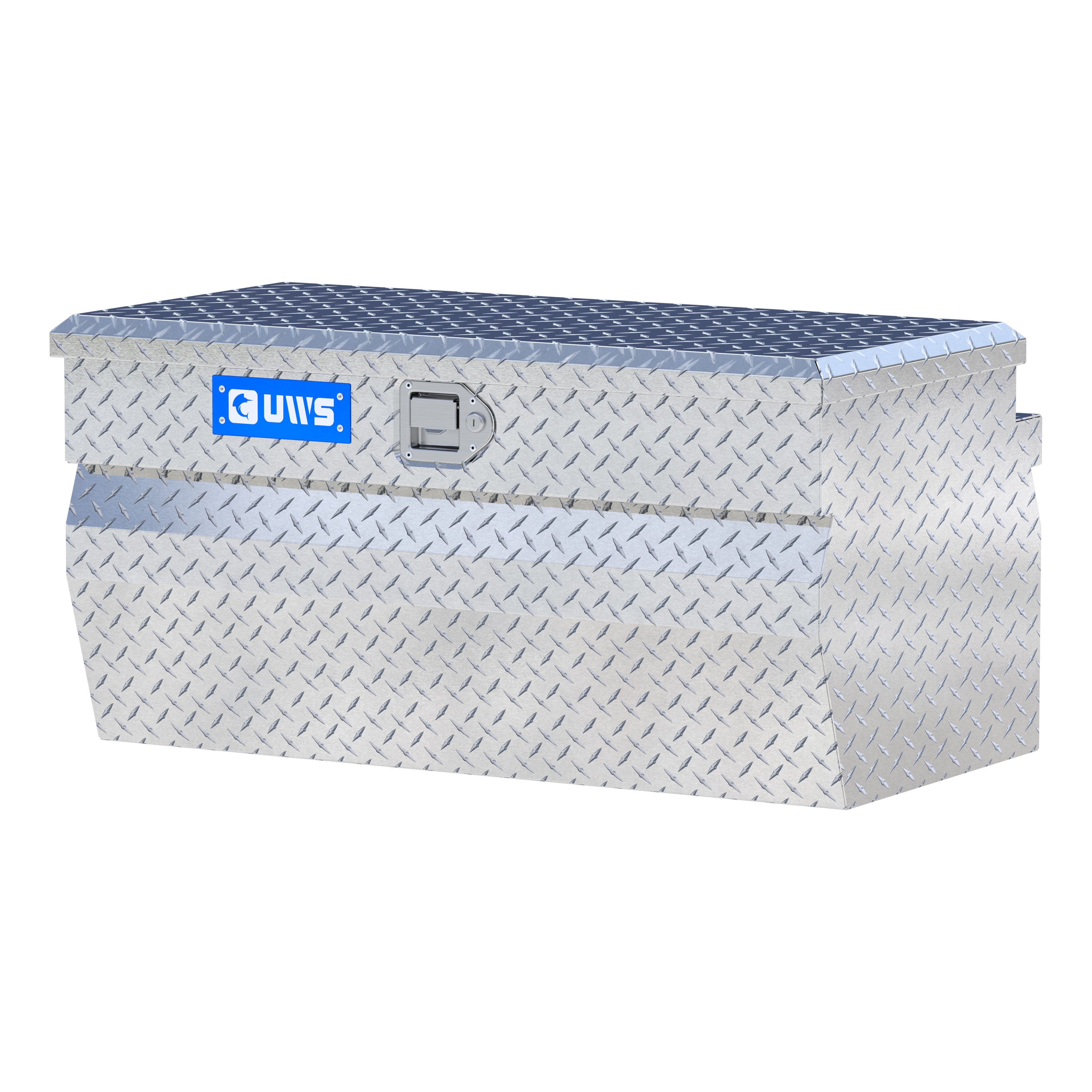 UWS EC20161 36-Inch Heavy-Wall Aluminum Wedge Truck Storage Box, RigidCore Lid