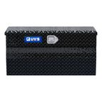 UWS EC20172 36-Inch Gloss Black Heavy-Wall Aluminum Wedge Truck Storage Box, RigidCore Lid
